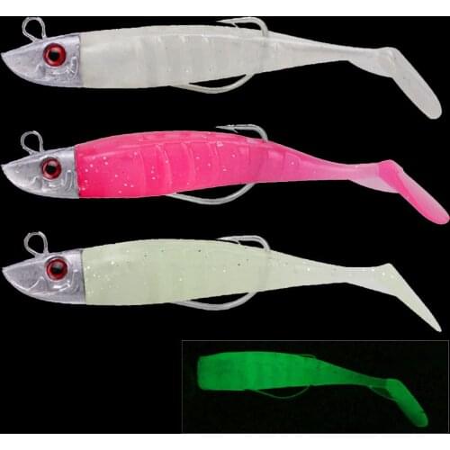 WALK FISH Fish-type lead soft fishing lure 8cm 8.5g replaceable fish body lures crank hook T tail soft artificial bait pesca