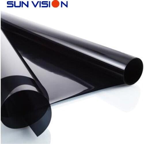 Sun proof privacy heat control best price car window deep dyed solar control film for insulfilm