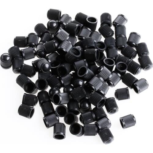 100PCS/Set Plastic Auto Car Bike Motorcycle Truck wheel Tire Valve Stem Caps