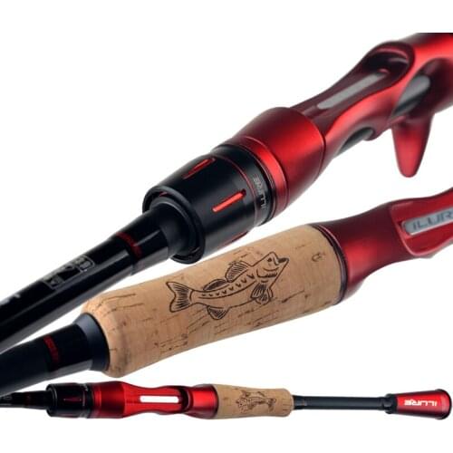 2.2M 2.1M 1.98M Lure Rod UL/M/ML Power Spinning Casting Olta 46T Carbon Distance Throwing Pole 1-10g Lure Weight