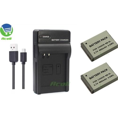 NB-5L Battery for Canon PowerShot SX200 SX210 IS SX220 SX230 HS S100V S110 SD970 SD990 IS IXUS 800 850 860 950 960 970 IS Camera