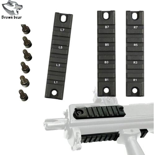3PCS Hunting Shooting Tactical Aluminum Picatinny Rail Scope mounts Bases Mount for G36 G36C Series Mount Base
