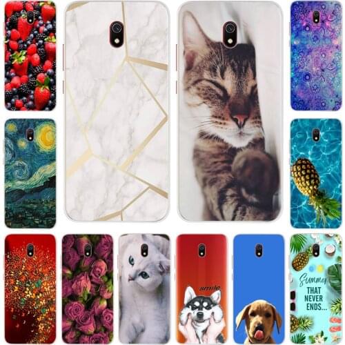 Redmi 8A Case Soft Silicone TPU Cover For Xiaomi Redmi 8A 8 A Phone Case Cute Cat Cartoon Case For Redmi 8A Redmi8A Case Covers