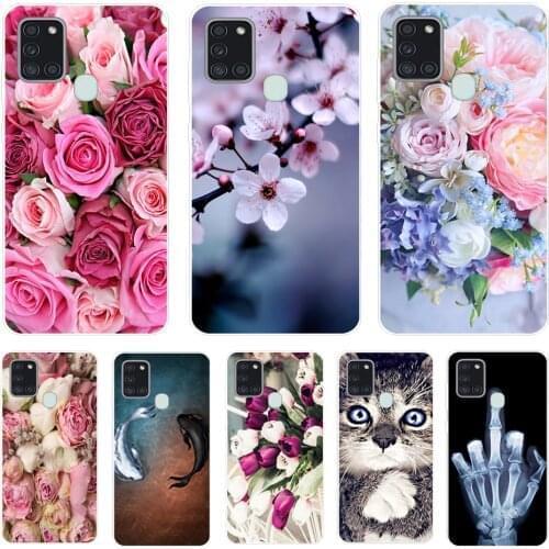 For Samsung A21S Case Silicone Cover Soft TPU Back Cover Phone Case For Samsung Galaxy A21S Case A 21S A21 S A217F Fundas Coque