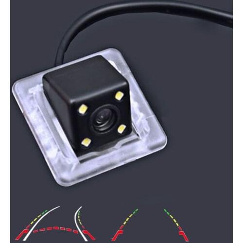 Dynamic Tracks Car Rear Camera For 2014 chery Tiggo 3 parking assist color night vision wide angle waterproof IP68