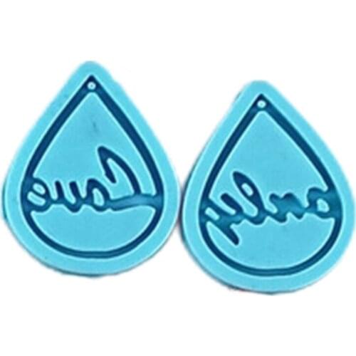 Epoxy Resin Mold Handmade Earring Pendant Casting Silicone Mould DIY Crafts Tool 1XCA