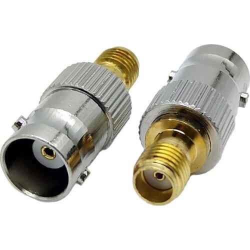 BNC to SMA RF Adapter converter SMA Female to BNC Female coaxial adapter 1pcs