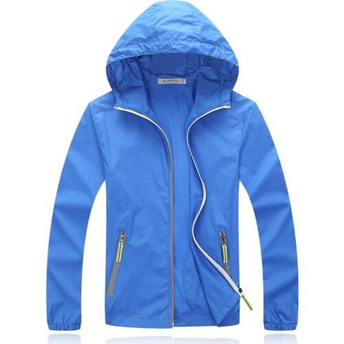 Summer mens breathable quick-drying fishing clothes for men women UV protection outdoor couple sun protection clothing jacket