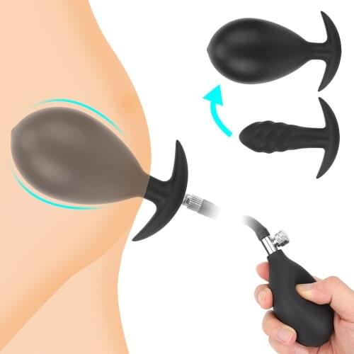 Prostate Massager Vagina Anus Dilator Erotic Anal Plug Inflatable Dildo Butt Plugs Sex Toys For Women Men Gay