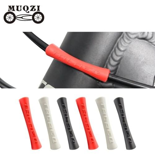 MUQZI Bike Brake Shift Line Cable Protective Sleeve Bicycle Frame Paintrubber Protector Cover