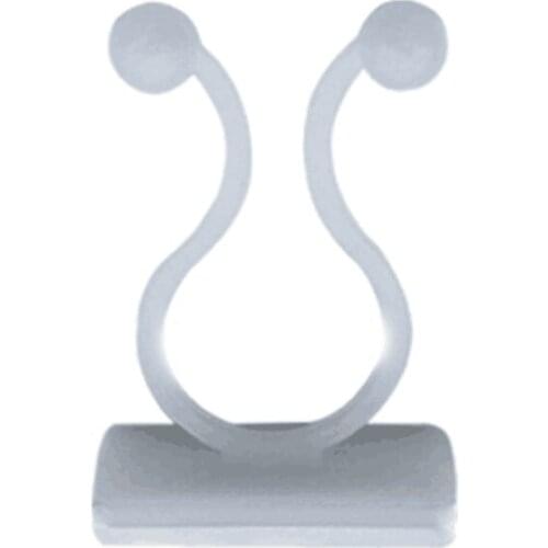 100pcs Plant Climbing Wall Fixture Clips Invisible Vines Self Adhesive Sticky Hook Fixer Support Holder