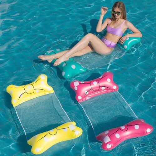 Inflatable Floating Bed Adult Water Sofa Deck Chair Floating Raft Amusement And Water Playing Lifebuoy Waterproof Bag