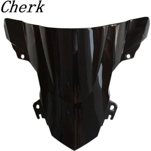New Motorcycle ABS Windshield Fairing Windscreen Double Bubble Lens for BMW S1000RR 2015-2016 Black