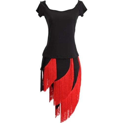 H2638 Latin Dance Performance Dress Clothing Women Adult Spring Fringed Fashion Slim Fit Costumes Female Professional Dance Wear