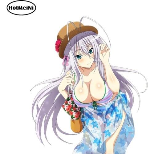 HotMeiNi Sexy Car Stickers High School DxD Rossweisse Shidou Irina Render Car Styling Vinyl Car Window Wiper Decal Accessories
