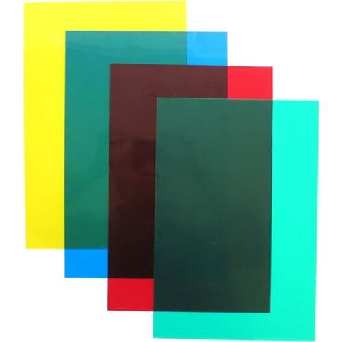 PVC Transparent Sheet Colorful Sheet Plasitc Sheet Model Building Kits For Children Kids Adult Size 200*300mm Thickness 0.3mm