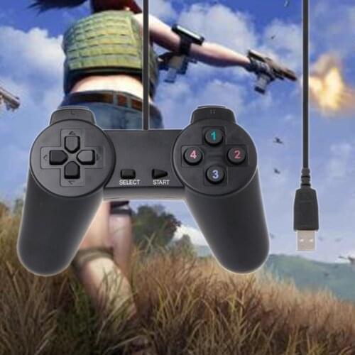 USB 2.0 Gamepad Gaming Joystick Wired Game Controller For Laptop Computer PC F62C