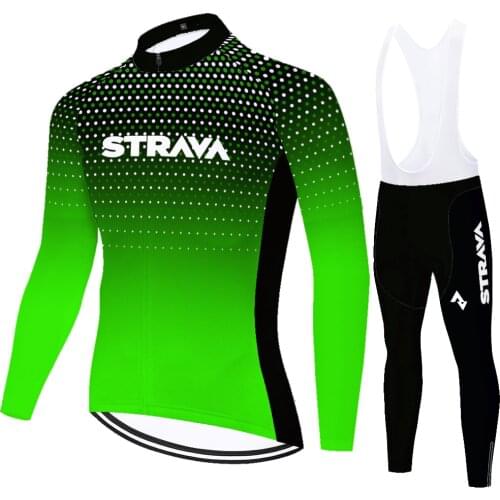 STRAVA maillot velo homme ​​summer spring quick dry cycling kit​ ​​20D gel pad conjunto de ciclismo breathable ropa de ciclismo