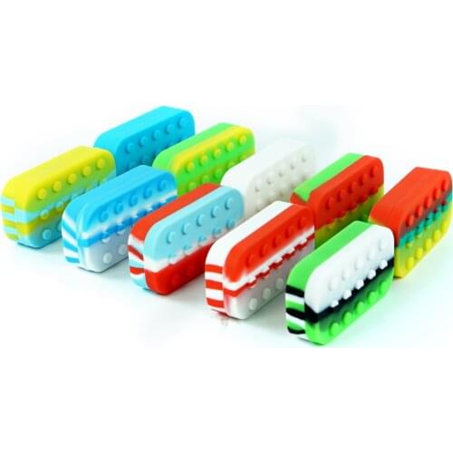 1pcs 34ML silicone bho container 6+1 Non-stick Silicone Container Large Jar heb silicone container for wax