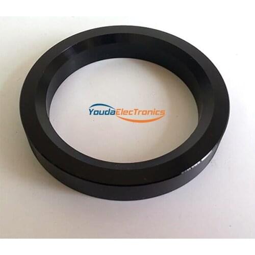 1PC Black color 70mm Aluminum Decorate Base Ring Washer For tube amplifier 845 805 211