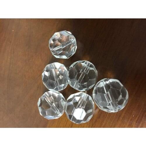 10mm pineapple type Clear crystal ball for optical fiber chandelier/curtain Pendant
