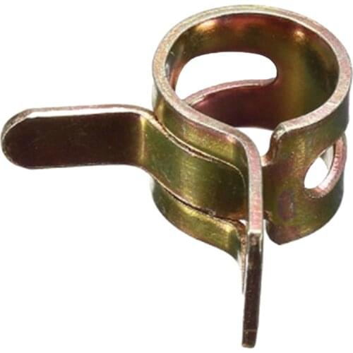 75Pcs/Set 6-10mm Vacuum Spring CPU Fuel Pipe Hoop Water Tube Clip Hose Clamp Pipe Tube Metal Fastener Assortment Kit