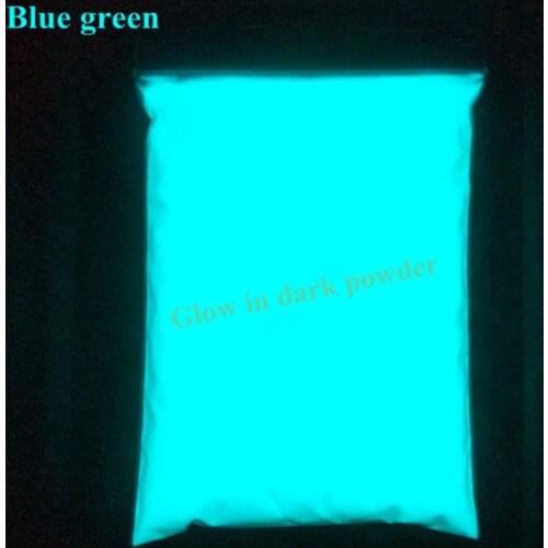 White photoluminescent powder phosphor powder for DIY Paint Pigment 500g/bag,decorating material,Glow Blue Color In the Dark