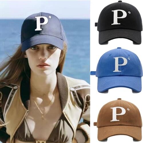 3D Fluff Embroidery P Mens Baseball Cap Snapback Kpop Hip-Hop Summer Hat Cotton Womens’ Hat Cotton Sun Hat BQM096