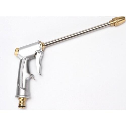 Household Metal Pacifier Type Extension Rod Washing Car Water Gun Aluminum Alloy Electroplating High Pressure Washer