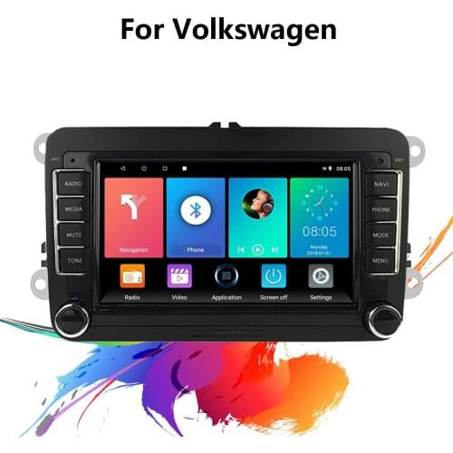 2 Din 7 Inch Android 8.1 For Volkswagen/Golf/Polo/Tiguan/Passat/SEAT/leon/Skoda/Octavia Car Radio Wifi GPS Multimedia player