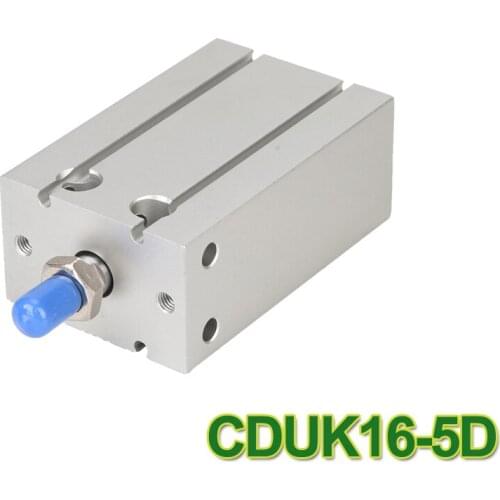CDUK16-5D SMC type Double Acting Non-rotating Rod Type bore 16mm stroke 5mm Free Mount Cylinder Single Rod CUK16-5D CDUK16 5D