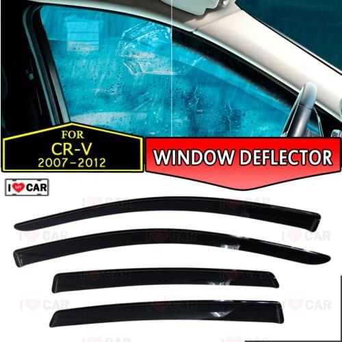 Window deflector for Honda CR-V 2007-2012 car window deflector wind guard vent sun rain visor cover car styling decor