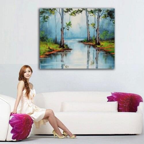 Home decor simulation oil painting on the canvas print landscape pictures DM16091526