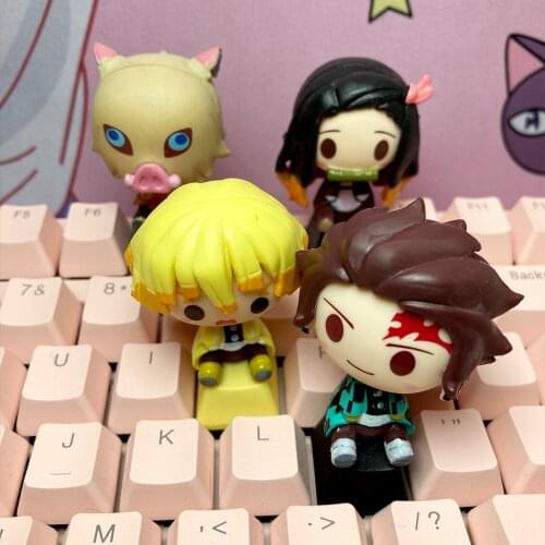 Personalized design Pbt Keycaps Anime Cartoon Mechanical Keyboard Caps Handmade Cute DIY Key Cap ESC Gaming Decoration Gift
