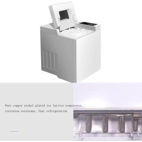 Commercial Fully Automatic Bullet Ice Machine For Bars Coffee Shops Energy Saving Electric Ice Maker