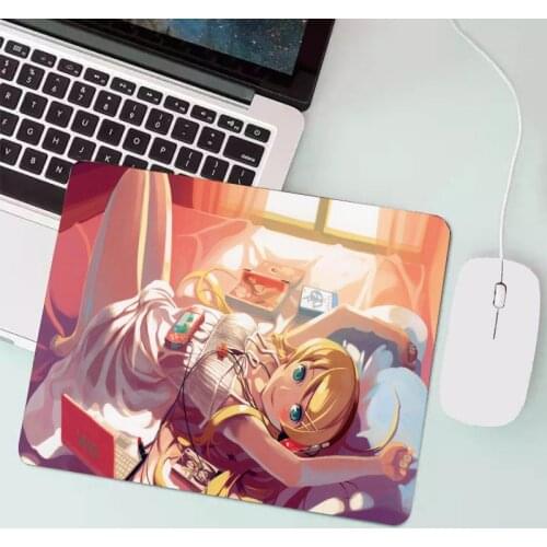 Mouse pad anime sexy small table mat anime comics personalized picture custom computer rubber diy keyboard pad for gamers