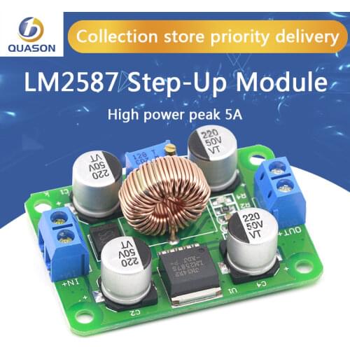 LM2587 DC-DC power modules boost module over lm2577 (Peak 5A) DC Step-Up Converter Module