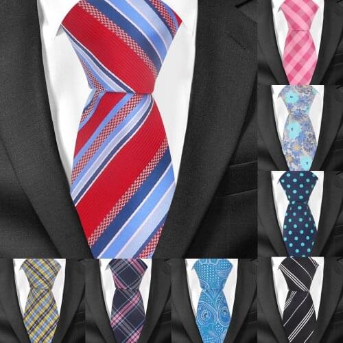 Fashion Striped Neck Ties For Men Women Jacquard Floral Necktie for Wedding Business Suits Skinny Tie Slim Men Necktie Gravatas
