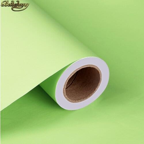 Beibehang 60X500cm Waterproof Self-adhesive Wallpaper kitchen furniture PVC sticker sold red yellow green wall paper living room