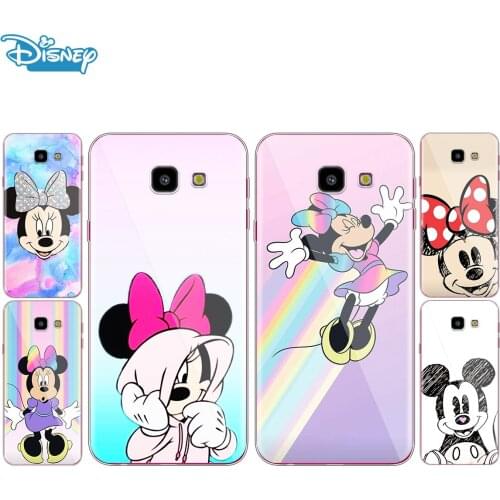 Transparent Cover Disney Mickey mouse color For Samsung Galaxy J8 J7 J6 J5 J4 J3 J2 Duo Prime Plus Core 2018 Phone Case
