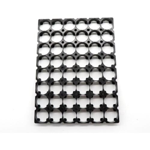15pcs/lot MasterFire 6*8 18650 Batteries Spacer Radiating Holder Bracket Black Plastic Battery Storage Box Holder Brackets