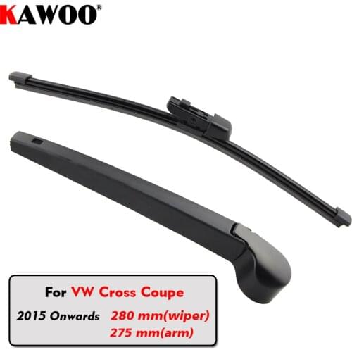 KAWOO Car Rear Wiper Blade Blades Back Window Wipers Arm For Volkswagen Cross Coupe Hatchback (2015 Onward)280mm Car Accessories