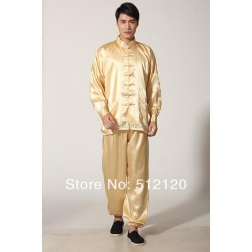 Shanghai Story Spring Tai chi uniform Mens kung fu suit tradition kungfu clothing for man Martial Art Jacket Pants Set