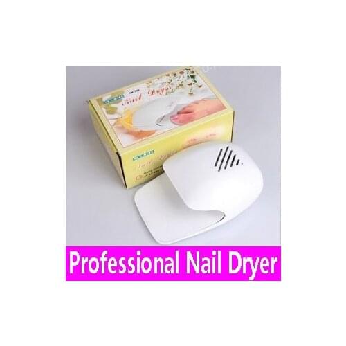1 piece Nail Dryer Portable Nail Polish Dryer Glue Dry Battery Nail Art Fan Tool Mini Drier Fast Drying Machine Wholesale Retail