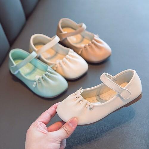 2021 Girls' shoes with soft soles childrens shoes princess shoes Doudou shoes spring and autumn