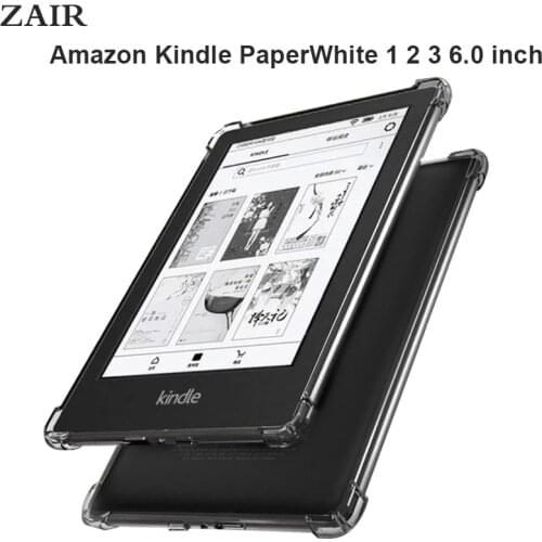 For Kindle Paperwhite 1 2 3 2012 2013 2015 6.0'' Smart Case Cover for New Kindle Paperwhite 1 2 3 Shockproof Soft Silicone Cover