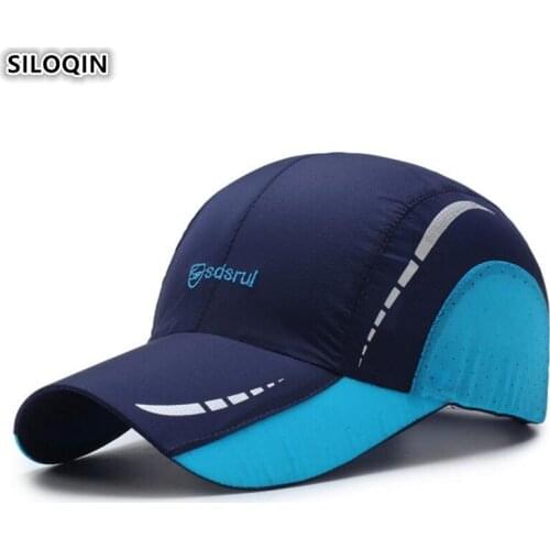 Unisex 2020 Summer New Ultra-thin Breathable Baseball Caps Adjustable Adult Mens Brands Fishing Cap Womens Anti-UV Sports Cap