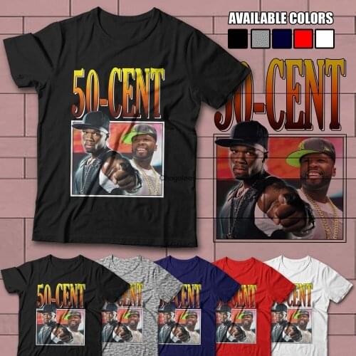 Fifty cent t shirt vintage 90s style present boyfriend girlfriend music concert shirt rap hip hop 50 cent shirt