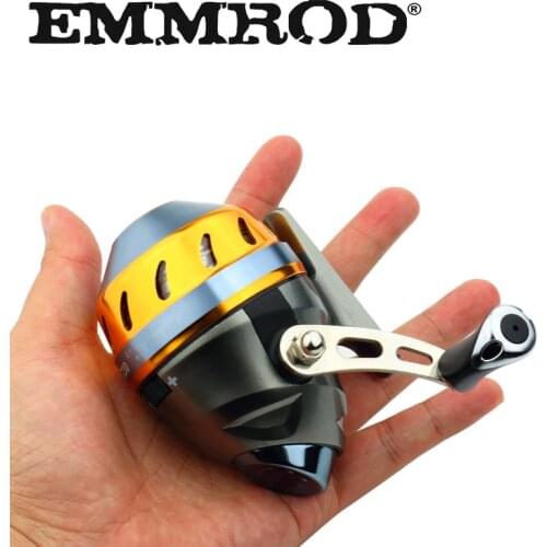 Closed Face Spincast reel Concealed Fishing Wheel Catapults Aluminum alloy Hunting Fish Fishing Reel with Fishing Line Pesca