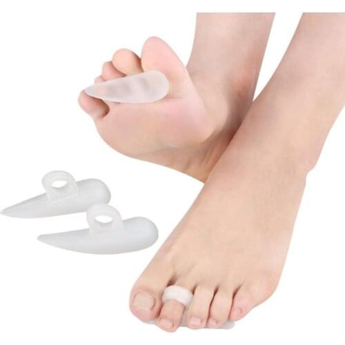 1Pair Silicone Orthopedic Toe Separator Hallux Valgus Corrector Straightener Feet Care Shoes Cushion Pads Foot Care Tools